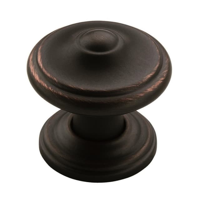 Amerock Revitalize Series Oil Rubbed Bronze 1-1/4 in (32 mm) Diameter Knob, - BP55341ORB