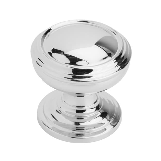 Amerock Revitalize Series Polished Chrome 1-1/4 in (32 mm) Diameter Knob, - BP5534226