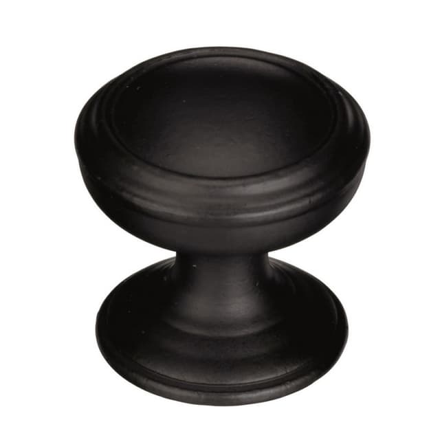 Amerock Revitalize Series Black Bronze 1-1/4 in (32 mm) Diameter Knob, - BP55342BBR