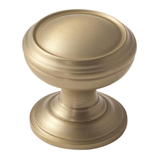 Amerock Revitalize Series Golden Champagne 1-1/4 in (32 mm) Diameter Knob, - BP55342BBZ