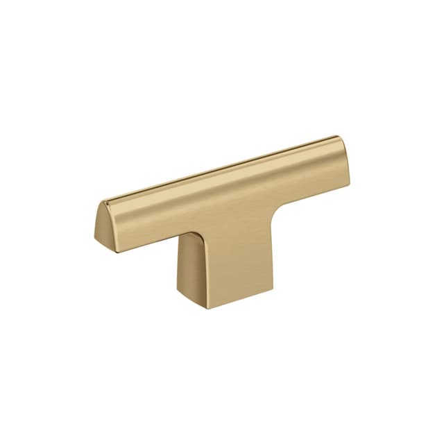 Amerock Riva Series Champagne Bronze 2-1/2 in (64 mm) L x 1/2 in (13 mm) W Knob, -BP55361CZ