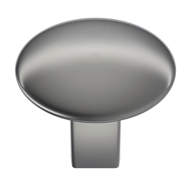 Amerock Riva Series Polished Chrome 1-1/4 in (32 mm) Diameter Knob, - BP5536226