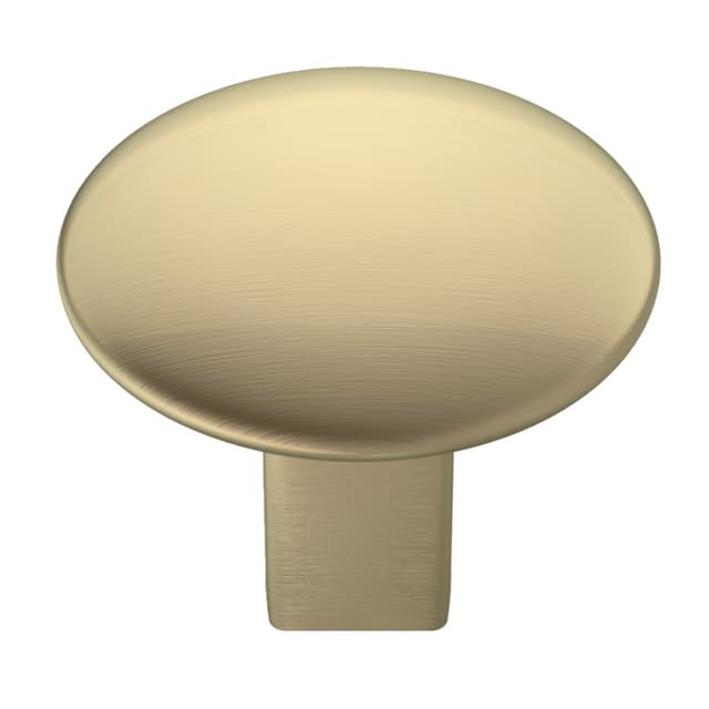 Amerock Riva Series Golden Champagne 1-1/4 in (32 mm) Diameter Knob, - BP55362BBZ