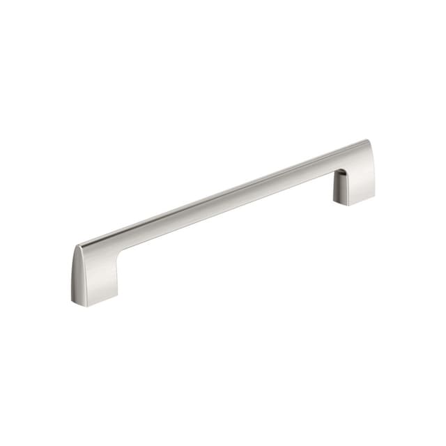 Amerock Riva Series 8-13/16 in (224 mm) Center to Center Satin Nickel Pull, BP55489G10