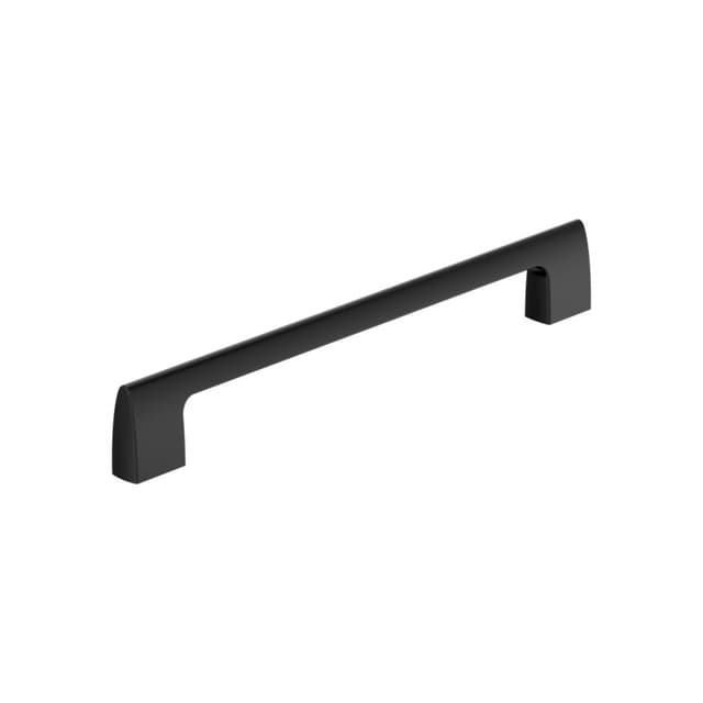 Amerock Riva Series 8-13/16 in (224 mm) Center to Center Matte Black Pull, BP55489MB