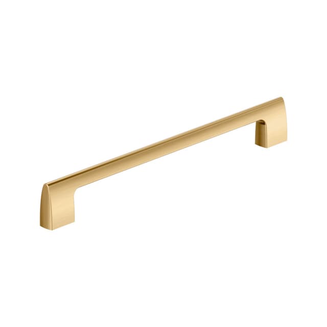Amerock Riva Series 10-1/16 in (256 mm) Center to Center Champagne Bronze Pull, BP55490CZ