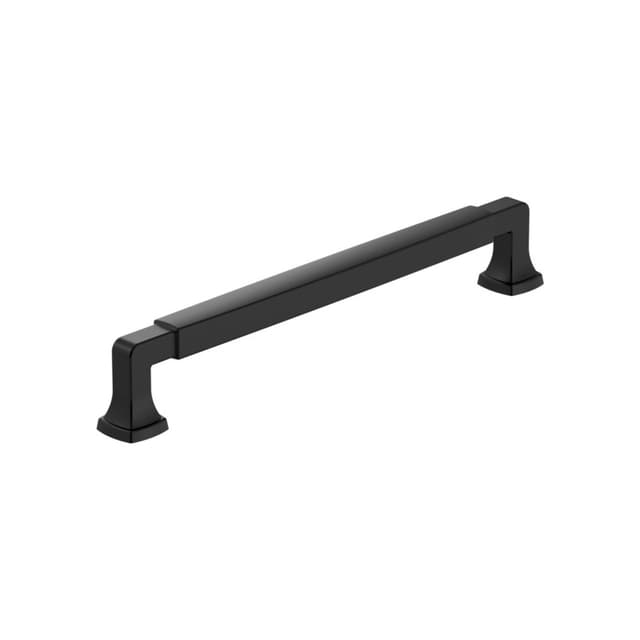 Amerock Stature Series 7-9/16 in (192 mm) Center to Center Matte Black Pull, BP55510FB