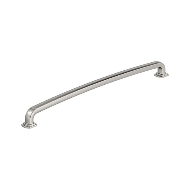 Amerock Surpass Series 12-5/8 in (320 mm) Center to Center Polished Nickel Pull, BP55524PN