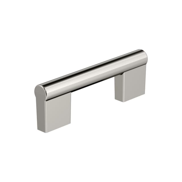 Amerock Versa Series 3 in (76 mm) Center to Center Polished Nickel Pull, BP55530PN