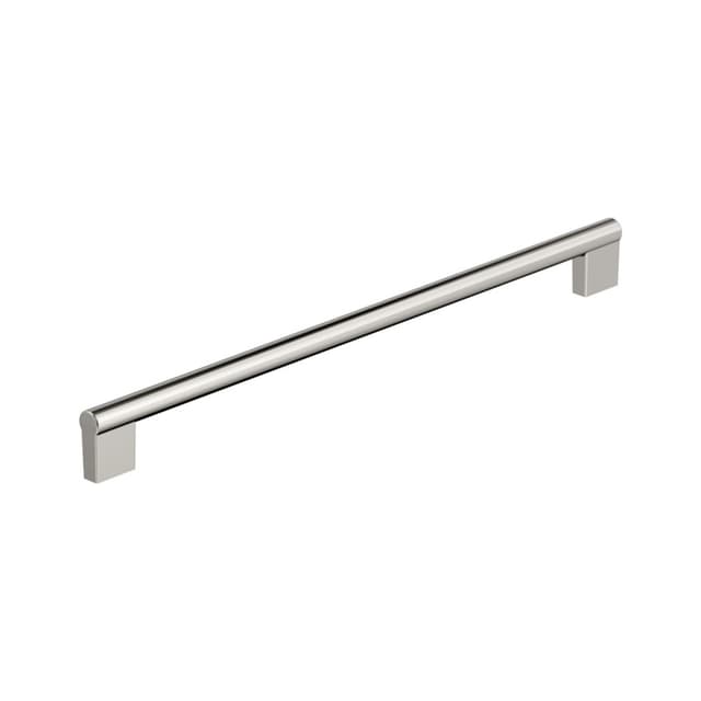 Amerock Versa Series 12-5/8 in (320 mm) Center to Center Polished Nickel Pull, BP55534PN