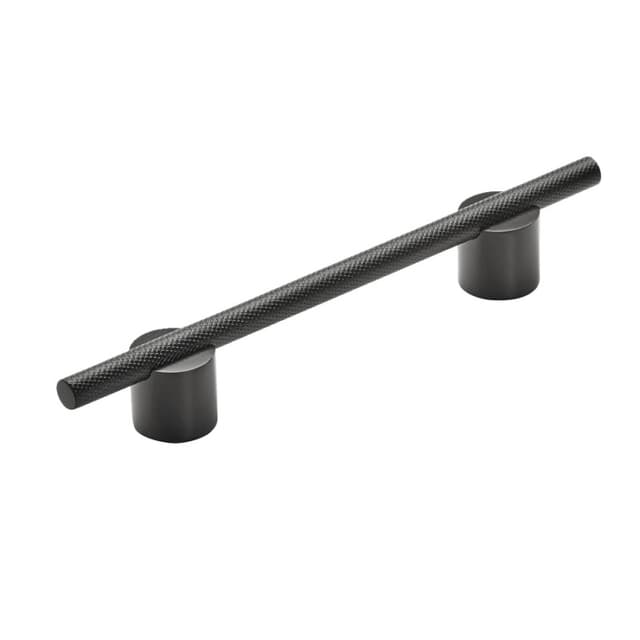 Amerock Transcendent Series 5-1/16 in (128 mm) Center to Center Matte Black Pull, -BP7414128MBMB