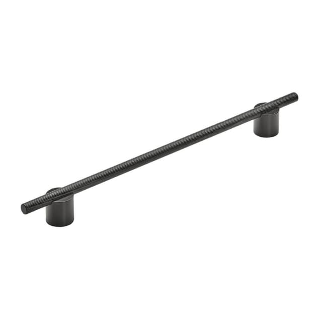 Amerock Transcendent Series 10-1/16 in (256 mm) Center to Center Matte Black Pull, -BP7414256MBMB