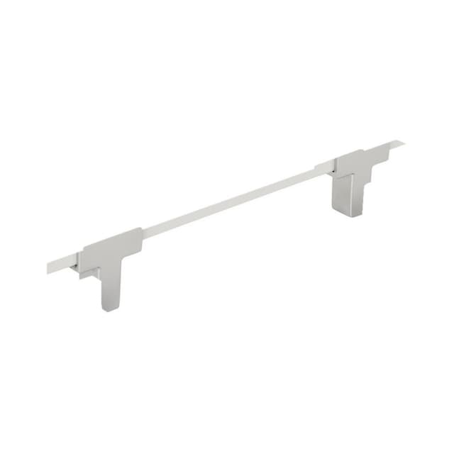 Amerock Urbanite Series 5-1/16 in (128 mm) Center to Center Polished Chrome/White Pull, -BP77812826WHT