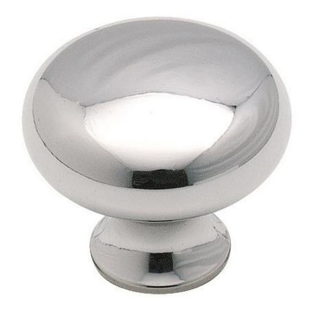 Amerock Anniversary Series Polished Chrome 1-3/16 in (30 mm) Diameter Knob, - BP85326