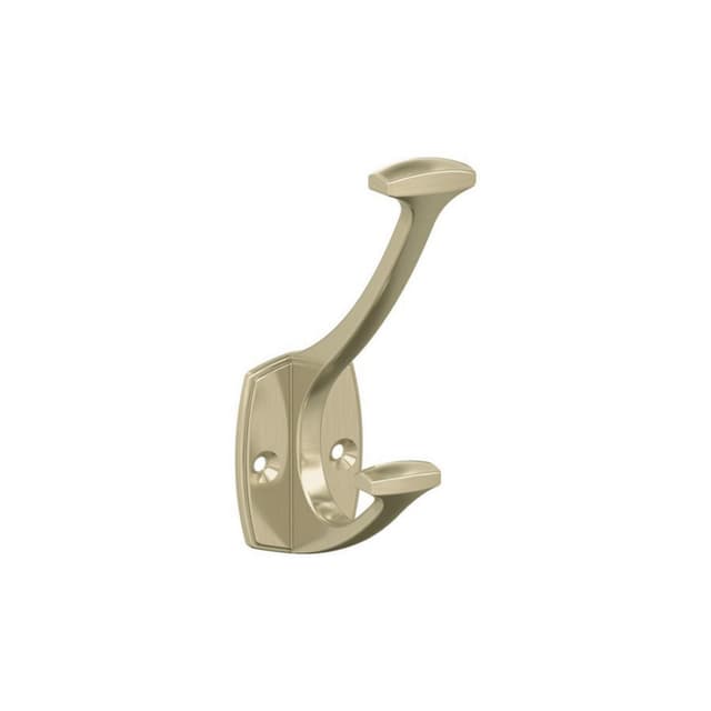 Amerock Vicinity Double Robe Hook, Golden Champagne