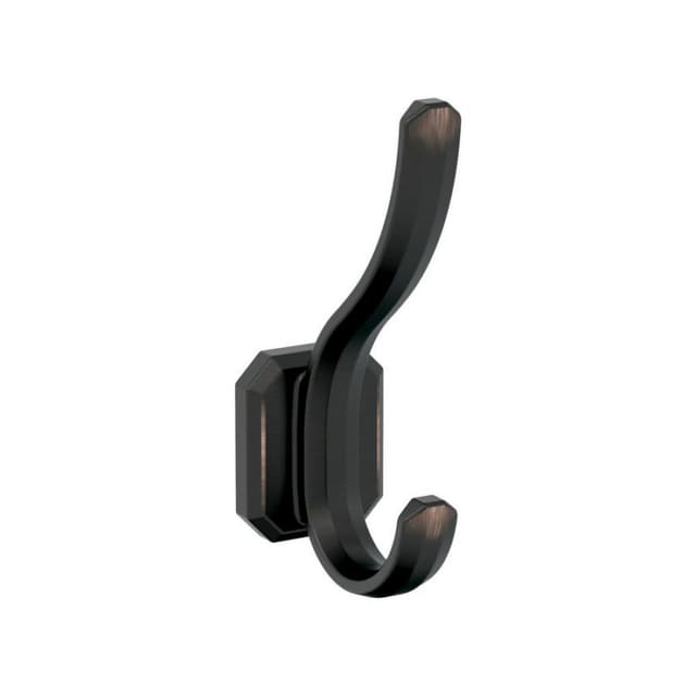 5-5/16" x 5-5/16" Granlyn Double Prong Decorative Wall Hook, Oil-Rubbed Bronze