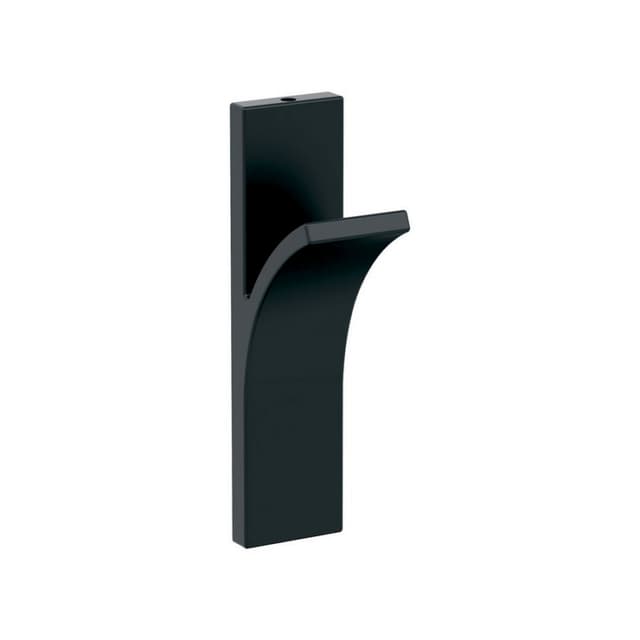 5-1/8" x 5-1/8" Apex Single Prong Decorative Wall Hook, Matte Black