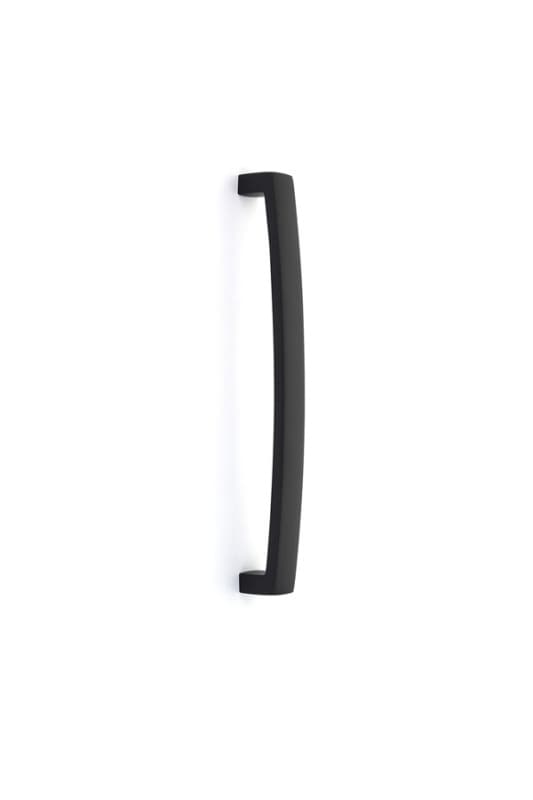 Emtek Mid Century Modern Bauhaus Appliance Pull, 12"CC, Flat Black - 86345US19