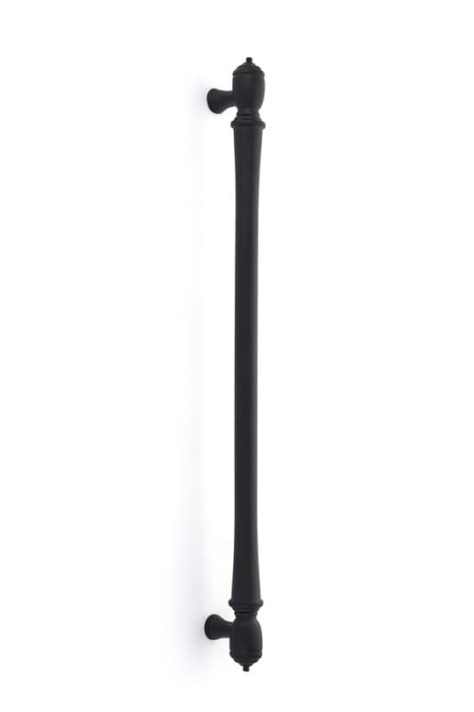 Emtek Spindle Cabinet Appliance Pull, 18"CC, Flat Black - 86344US19