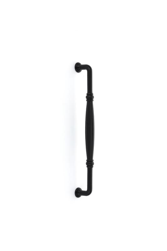 Emtek TUSCANY BRONZE FLUTED Appliance Pull, 12"CC, Flat Black Bronze Patina - 86347FB