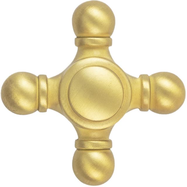 Belwith Keeler Traditional Fuller Series Brushed Golden Brass Knob, B075061-BGB