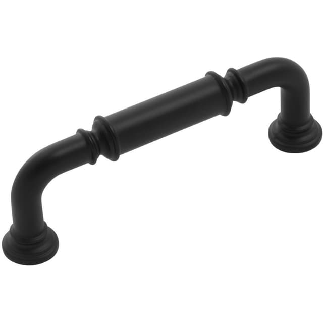 Belwith Keeler Traditional Berkshire Series Matte Black Pull, B079920-MB