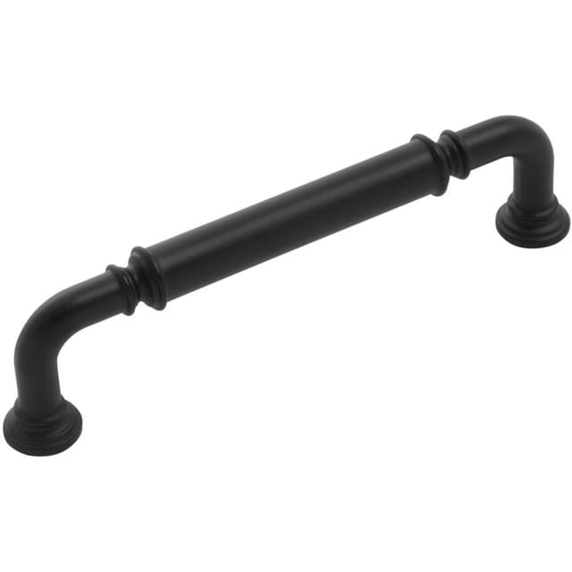 Belwith Keeler Traditional Berkshire Series Matte Black Pull, B079921-MB