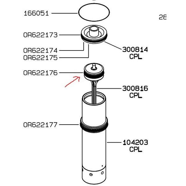 O-Ring, WW11191W, Wurth