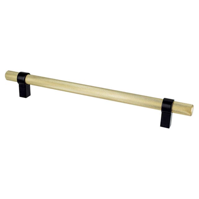Berenson Radial Reign Series, Pull 224MM CC Modern Brushed Gold & Matte Black Finish
