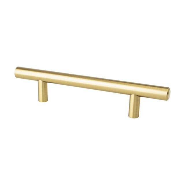 Berenson Tempo Series 3-3/4" (95 mm) Center to Center Modern Brushed Gold Pull, - 0821-2MDB-P