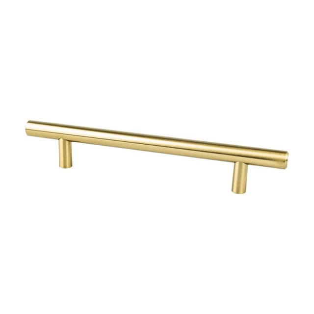 Berenson Tempo Series 5-1/16" (128 mm) Center to Center Modern Brushed Gold Pull, - 0822-2MDB-P