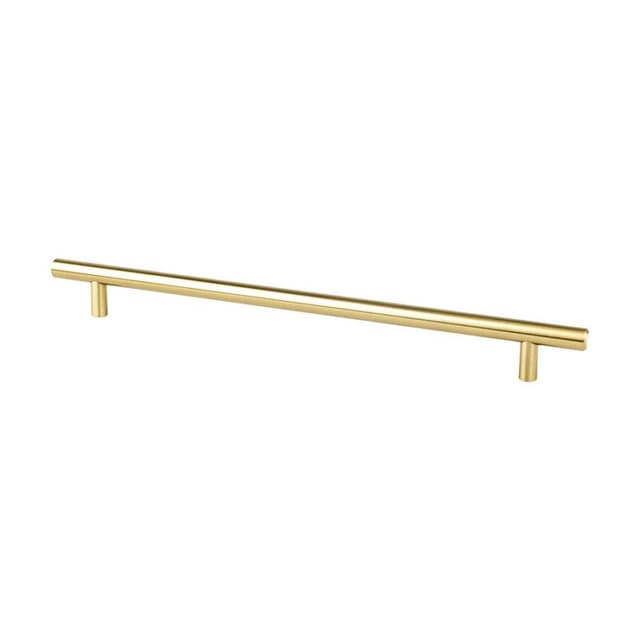 Berenson Tempo Series 10-1/16" (256 mm) Center to Center Modern Brushed Gold Pull, - 0826-2MDB-P