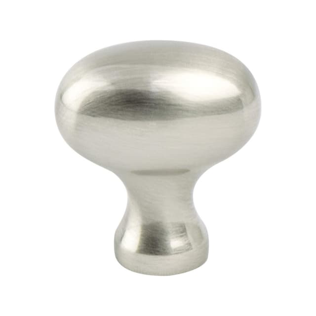 Berenson Transitional Advantage Three Series Brushed Nickel 1-1/8" (28.5 mm) L x 3/4" (19 mm) W Knob, - 0920-1BPN-P