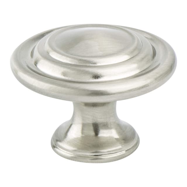 Berenson Traditional Advantage Four Series Brushed Nickel 1-5/16" (33 mm) Diameter Knob, - 0931-1BPN-P