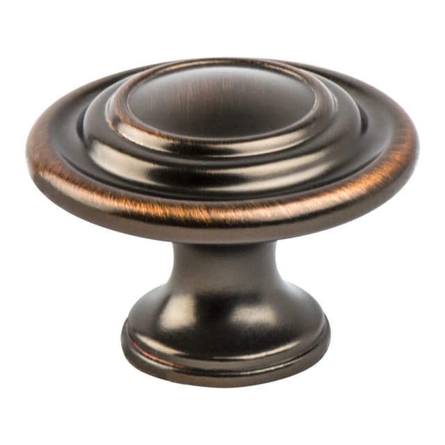 Berenson Advantage Two Series Oiled Bronze 1-5/16" (33 mm) Diameter Knob, - 0936-1OB-P