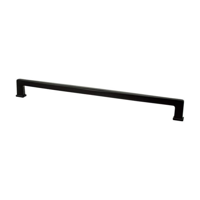 Berenson Subtle Surge Series Matte Black 18" (457 mm) Center to Center Appliance Pull, -1119-1055-P