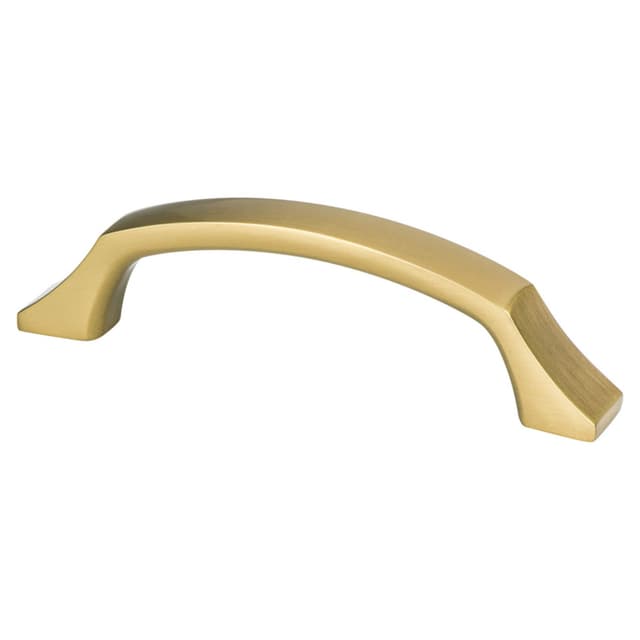 Berenson Epoch Edge Series 3-3/4" (95 mm) Center to Center Modern Brushed Gold Pull, - 1210-1MDB-P