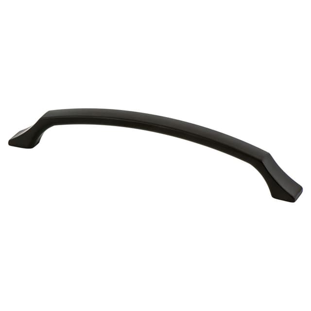 Berenson Epoch Edge Series 6-5/16" (160 mm) Center to Center Matte Black Pull, - 1221-1055-P
