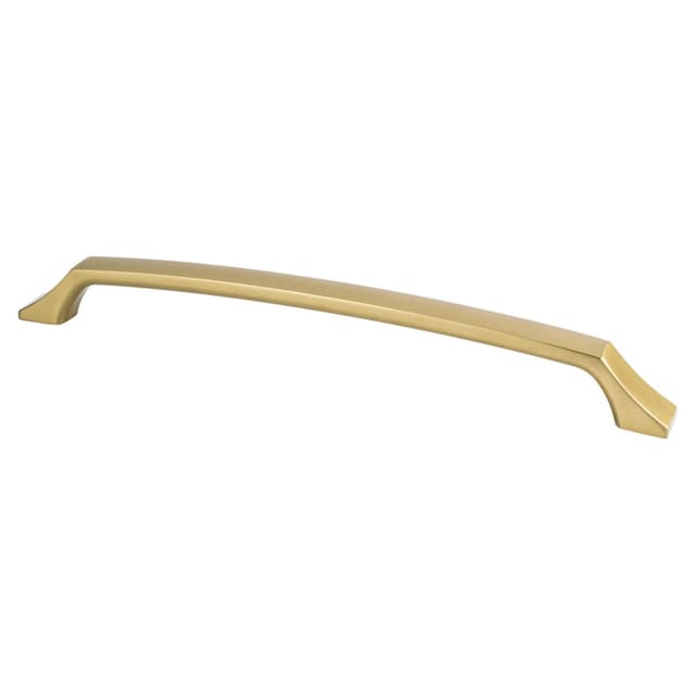 Berenson Epoch Edge Series Modern Brushed Gold 12" (305 mm) Center to Center Appliance Pull, -1234-1MDB-P