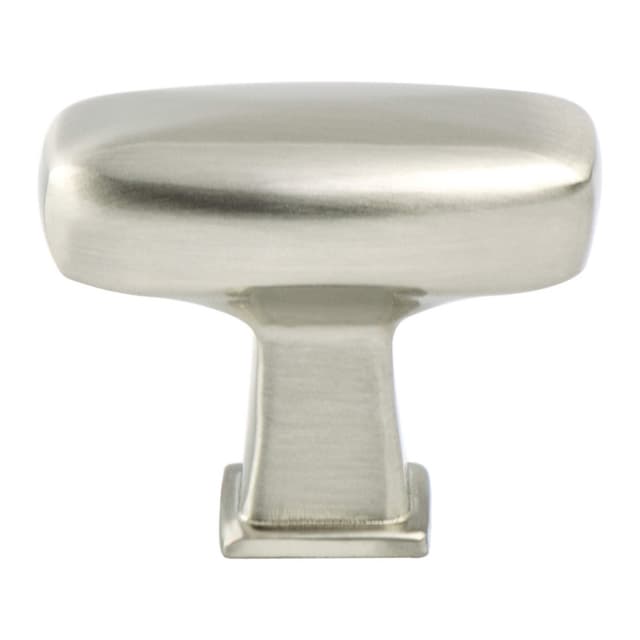 Berenson Subtle Surge Series Brushed Nickel 1-9/16" (40 mm) L x 3/4" (19 mm) W Knob, - 1236-1BPN-P