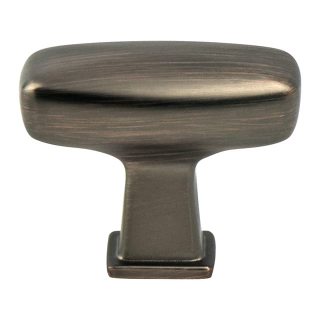 Berenson Subtle Surge Series Verona Bronze 1-9/16" (40 mm) L x 3/4" (19 mm) W Knob, - 1237-10VB-P