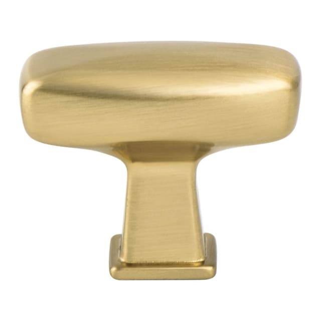 Berenson Subtle Surge Series Modern Brushed Gold 1-9/16" (40 mm) L x 3/4" (19 mm) W Knob, - 1240-1MDB-P