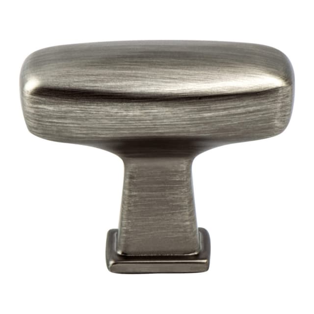 Berenson Subtle Surge Series Vintage Nickel 1-9/16" (40 mm) L x 3/4" (19 mm) W Knob, - 1241-1VTN-P