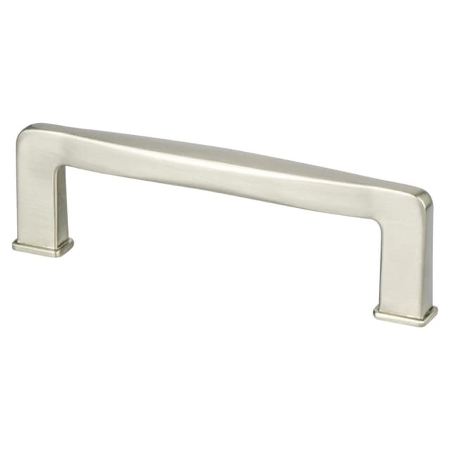 Berenson Subtle Surge Series 3-3/4" (95 mm) Center to Center Brushed Nickel Pull, - 1242-1BPN-P