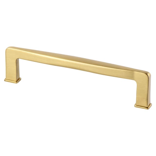 Berenson Subtle Surge Series 5-1/16" (128 mm) Center to Center Modern Brushed Gold Pull, - 1252-1MDB-P