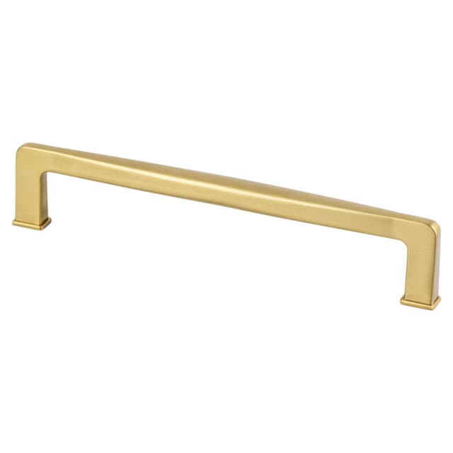 Berenson Subtle Surge Series 6-5/16" (160 mm) Center to Center Modern Brushed Gold Pull, - 1258-1MDB-P