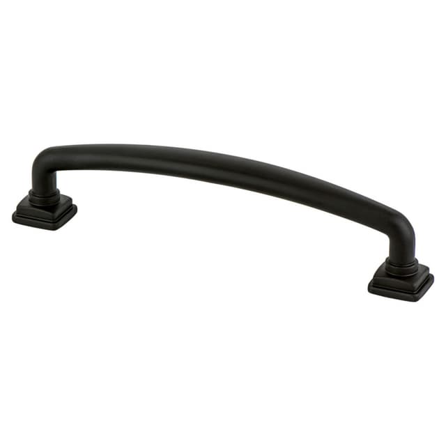 Berenson Tailored Traditional Series 5-1/16" (128 mm) Center to Center Matte Black Pull, - 1287-1055-P