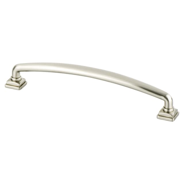 Berenson Tailored Traditional Series 6-5/16" (160 mm) Center to Center Brushed Nickel Pull, - 1290-1BPN-P
