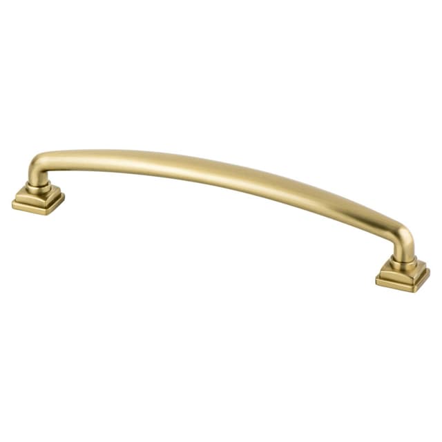 Berenson Tailored Traditional Series 6-5/16" (160 mm) Center to Center Modern Brushed Gold Pull, - 1294-1MDB-P