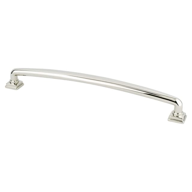 Berenson Tailored Traditional Series 8-13/16" (224 mm) Center to Center Polished Nickel Pull, - 1298-1014-P